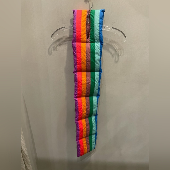 Nwt $248 Kule Puffed striped scarf - Picture 2 of 3